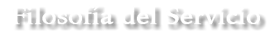 Filosofía del Servicio